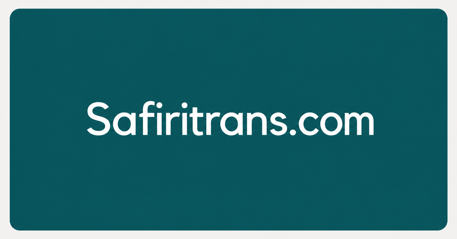 Safiritrans project visual